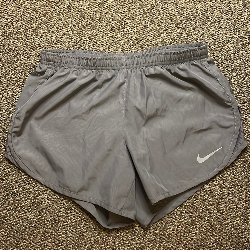 Never worn XS Gray Nike Running Shorts